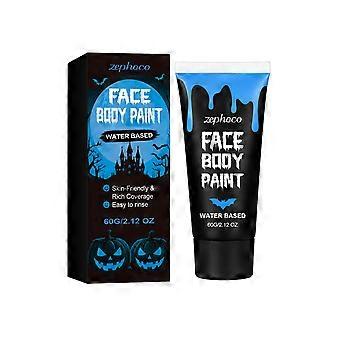 Halloween Water Based Face & Body Paint, Smooth Vibrant Color, Portable Body Art Paint For Festival Party Makeup Creation
