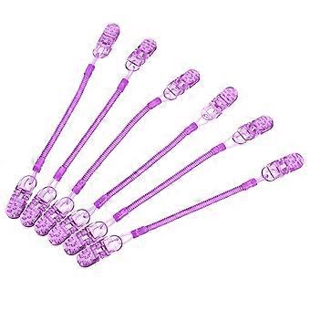 6pcs anti-perte chapeau de gardien sangle clips capuchon de retenue clips coupe-vent chapeau sangle connecteur pour sports de plein air cyclisme randonnée course à pied