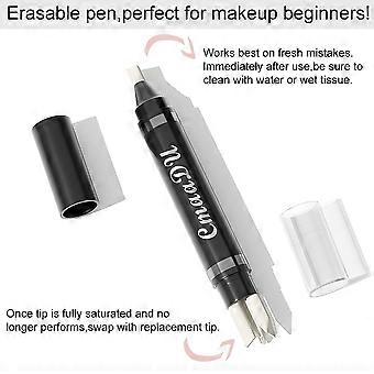 Eye Makeup Remover Pen, Makeup Remover Eraser Stick Corrector Stick Lipstick Eyeliner Eraser for Instant Touch Up Correction, Mascara Smudges Correcti
