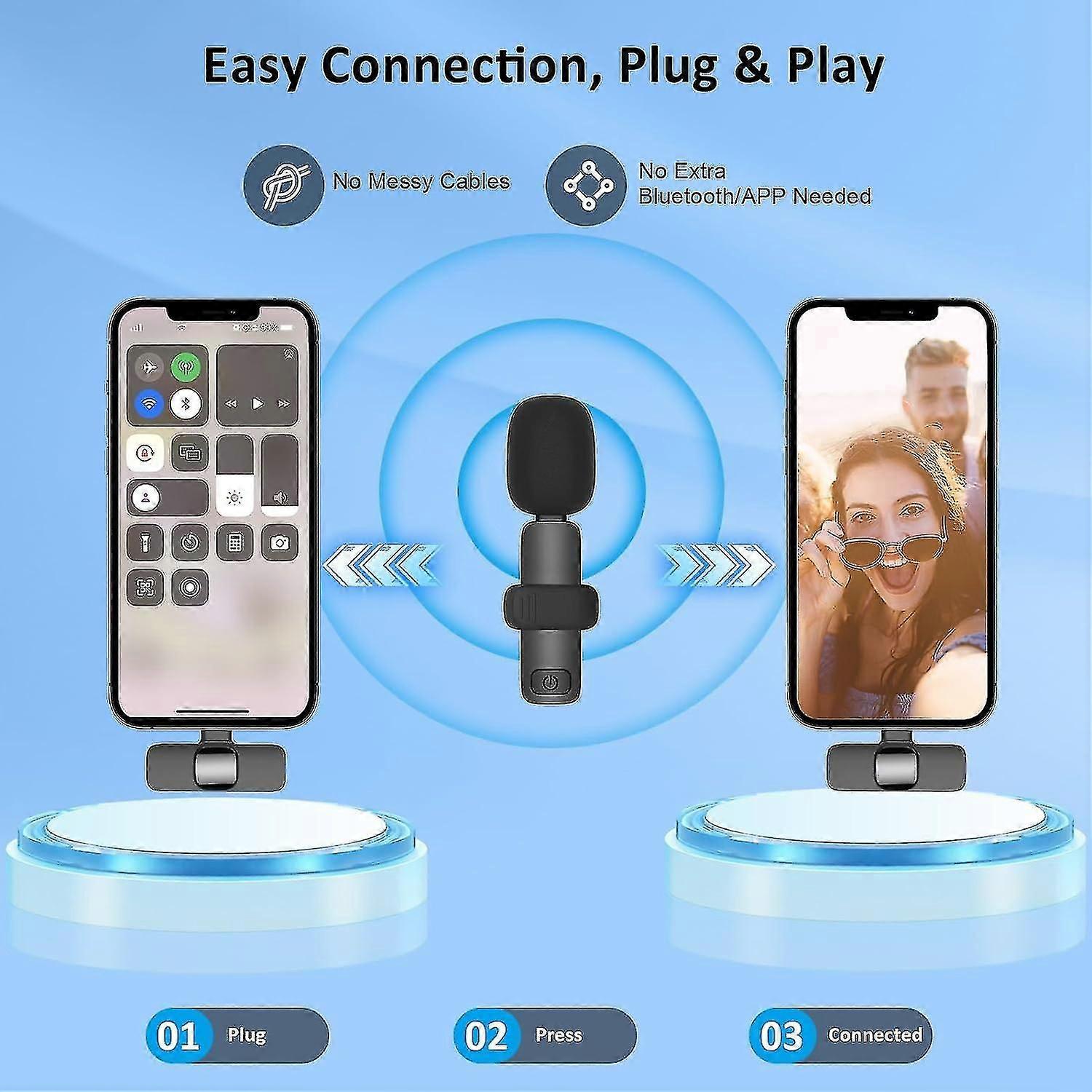 Maybesta Wireless Tie Lapel Microphone