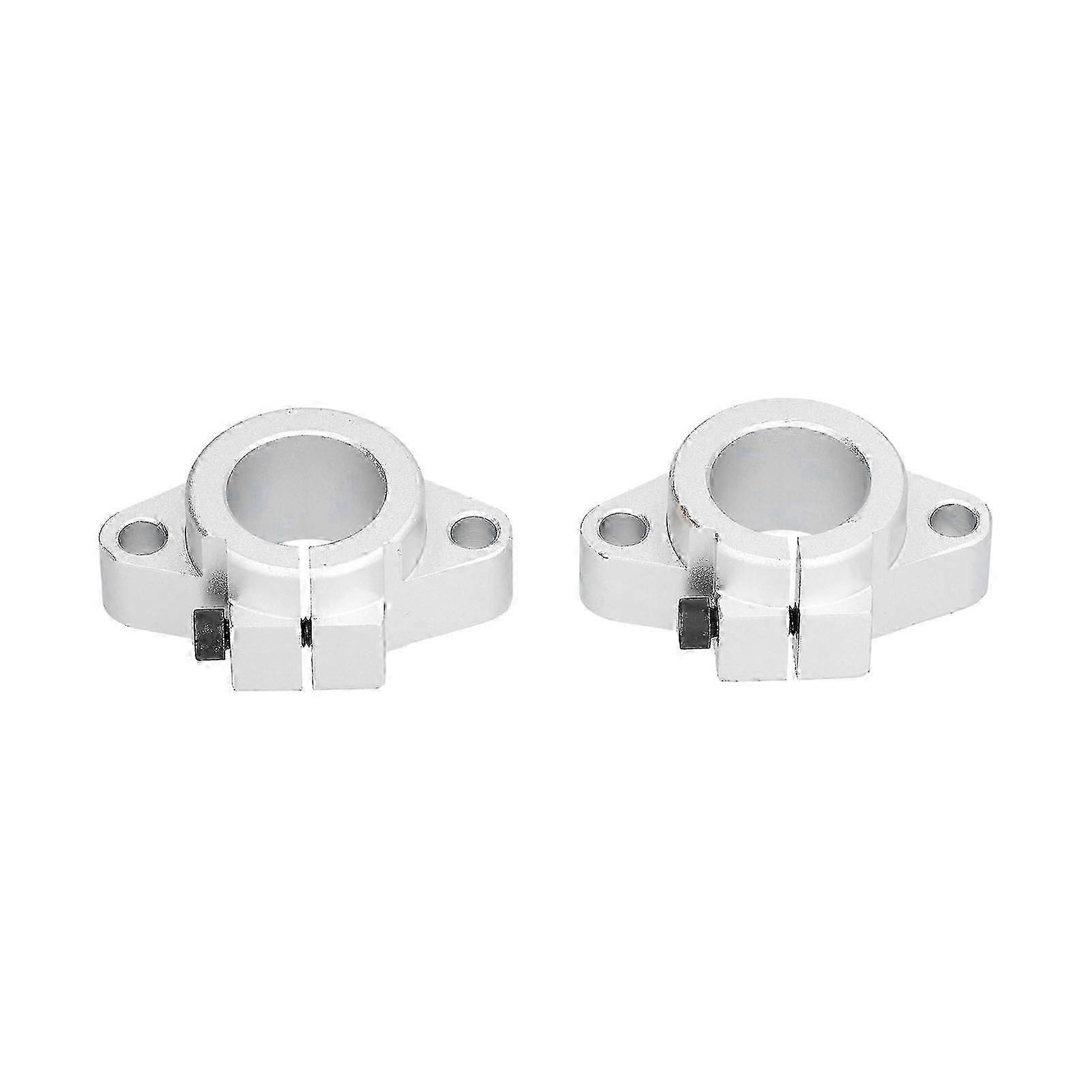 2Pcs Rod Rail Guide Support Improve Machine Efficiency Save Energy Anti Rust Durable Easily Replace Linear Rail Support well