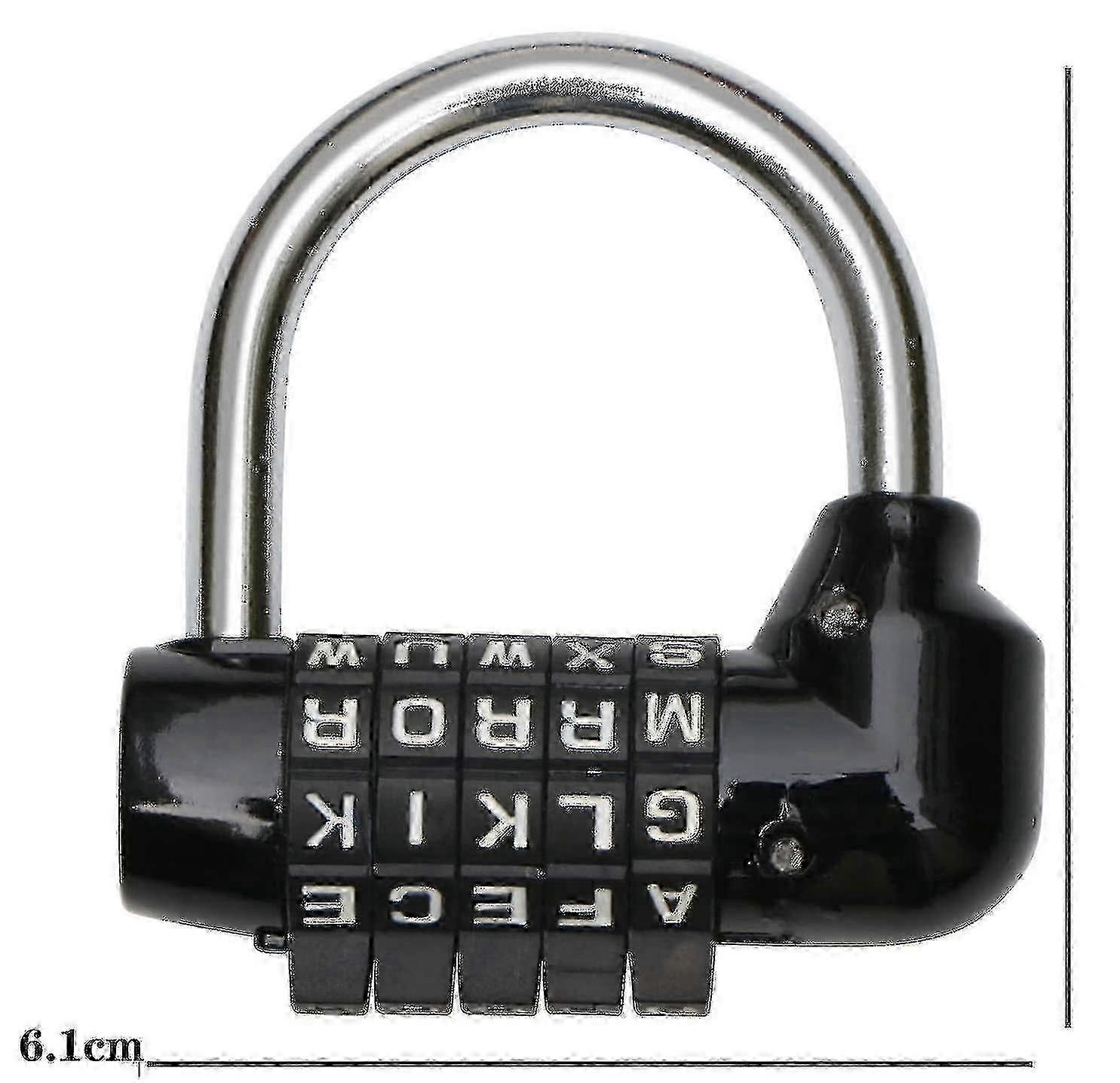 secure laptop padlock with 5 letter code