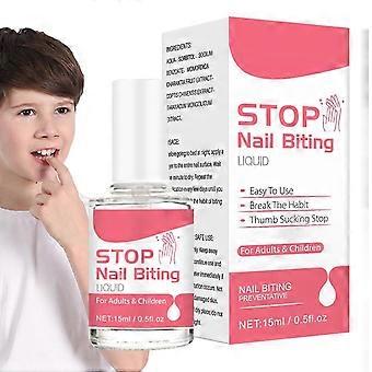 Anti-Nagelkau-Lack, Stoppen Sie das Nägelkauen, verhindern Sie Nagelkauen, entmutigt das Nagelkauen und Daumenlutschen für Kinder und Erwachsene