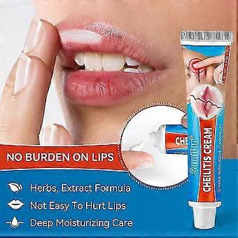 2pcs Cheilitis Cream Inflammation Labial Herpes Antibacterials Chapped Lips Ointment Treatment Dry Chapped Cracked Peeling