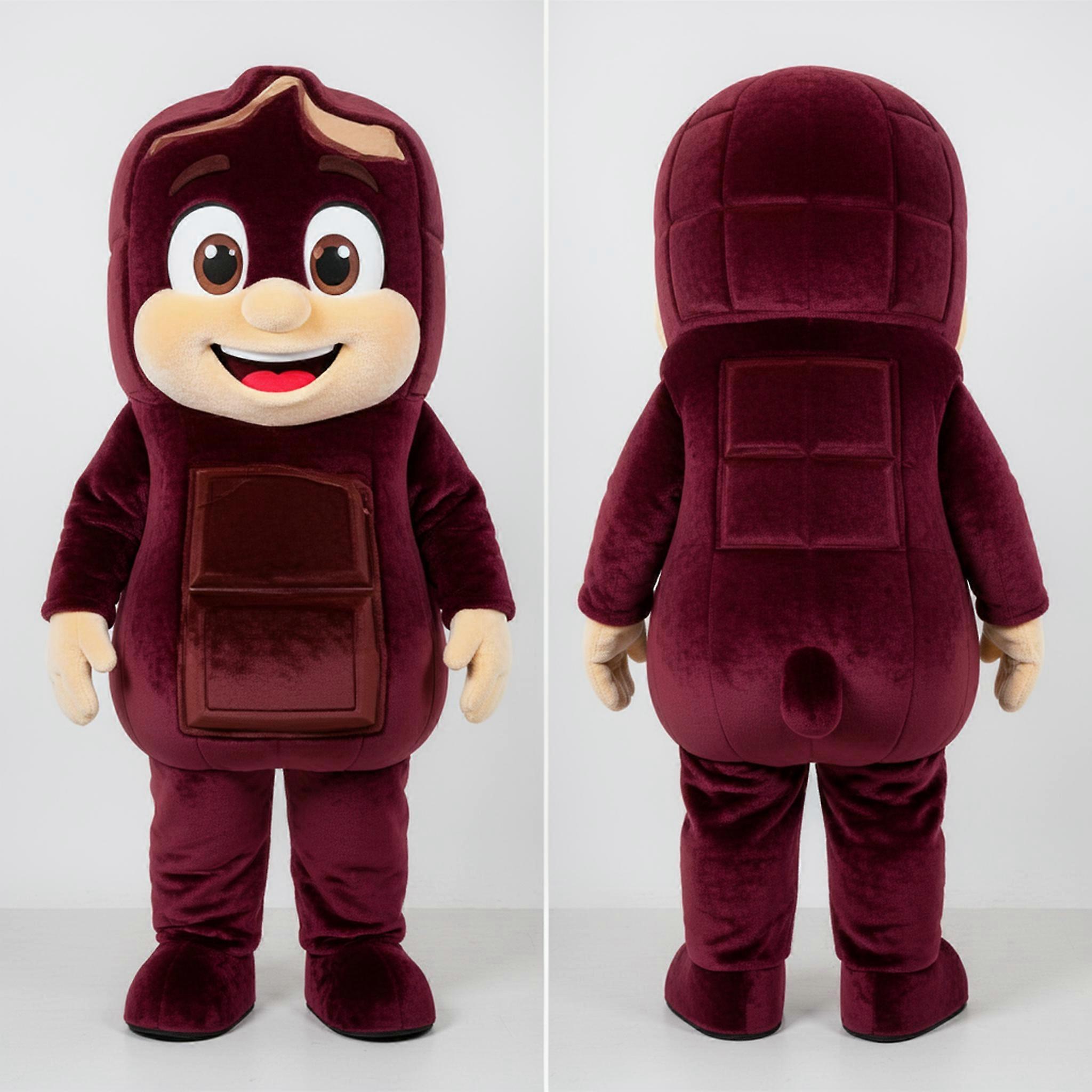 MASTICOT Maroon Velvety Chocolates Mascot