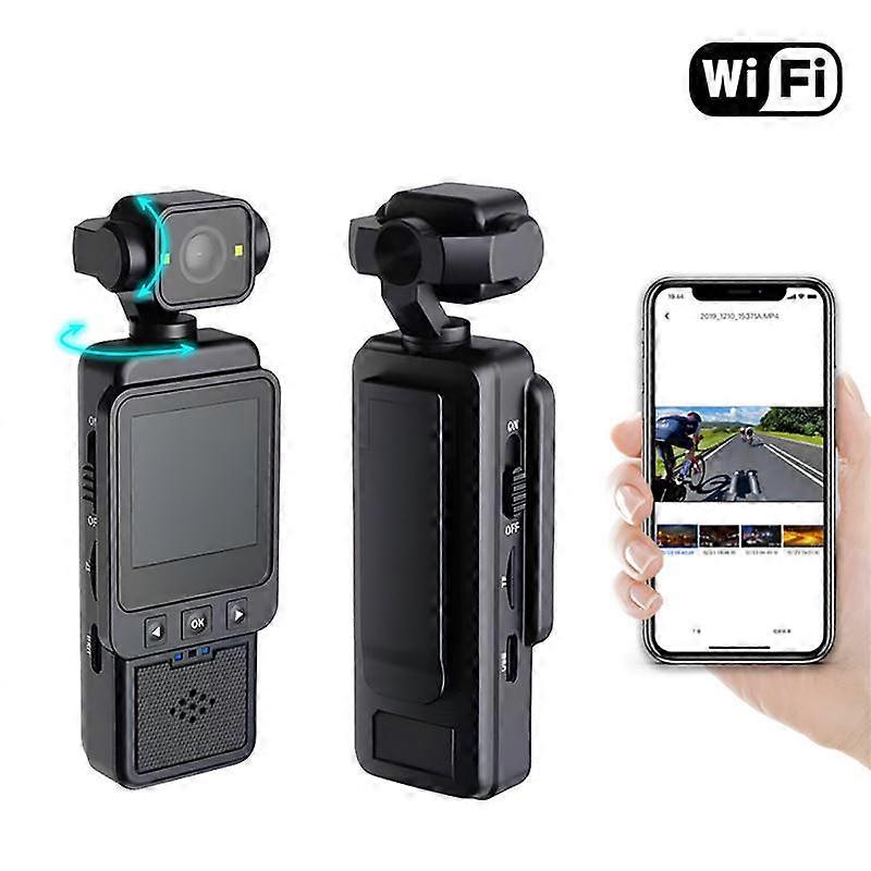 (New arrival) DV01 Portable Handheld Sports Pocket Camera with 180 Rotating Lens