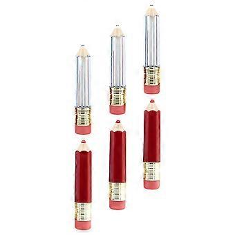 Refillable Lipstick Tubes Pencil Shape for Storage 18Pcs Pack