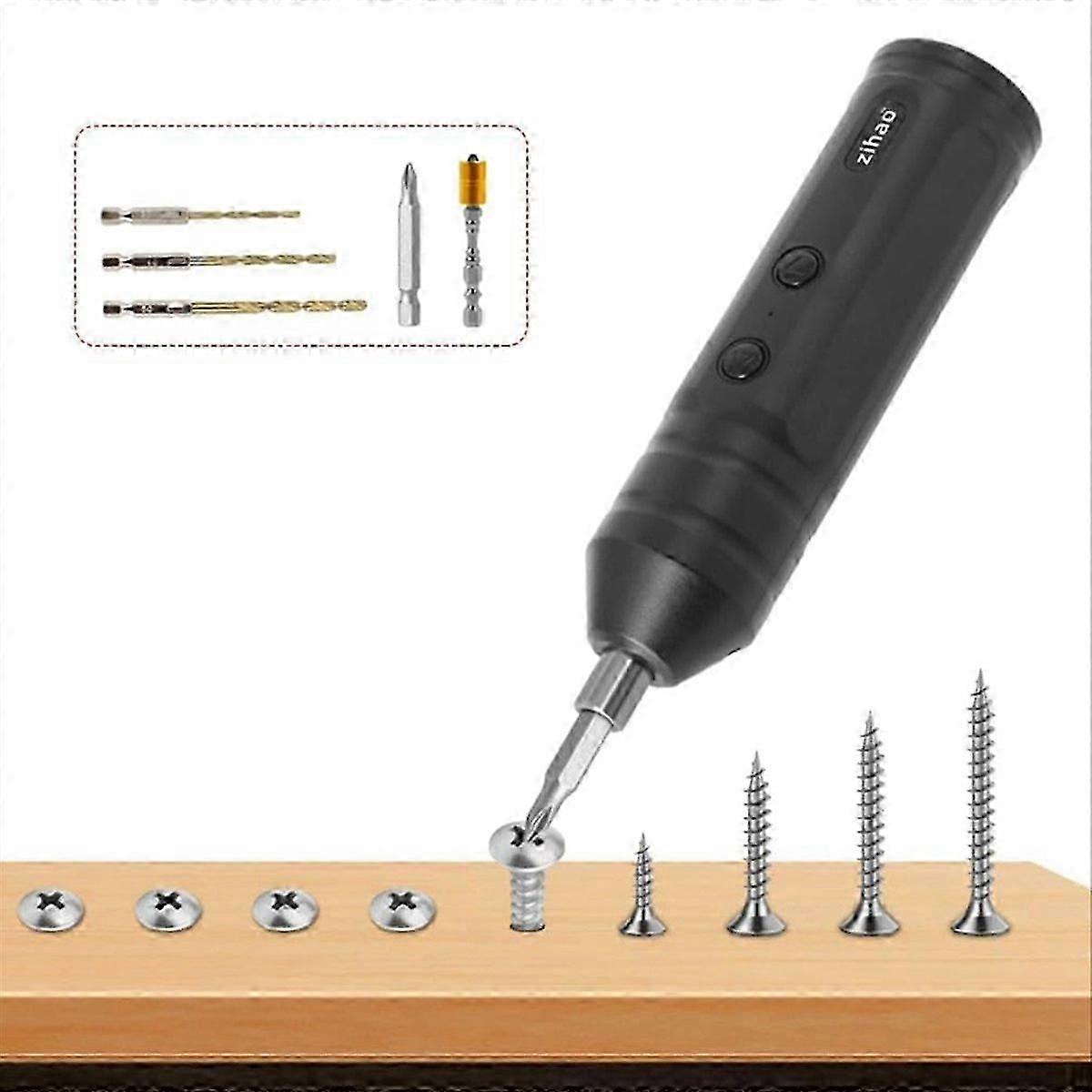 Cordless Electric Screwdriver Drill Power Tools Set