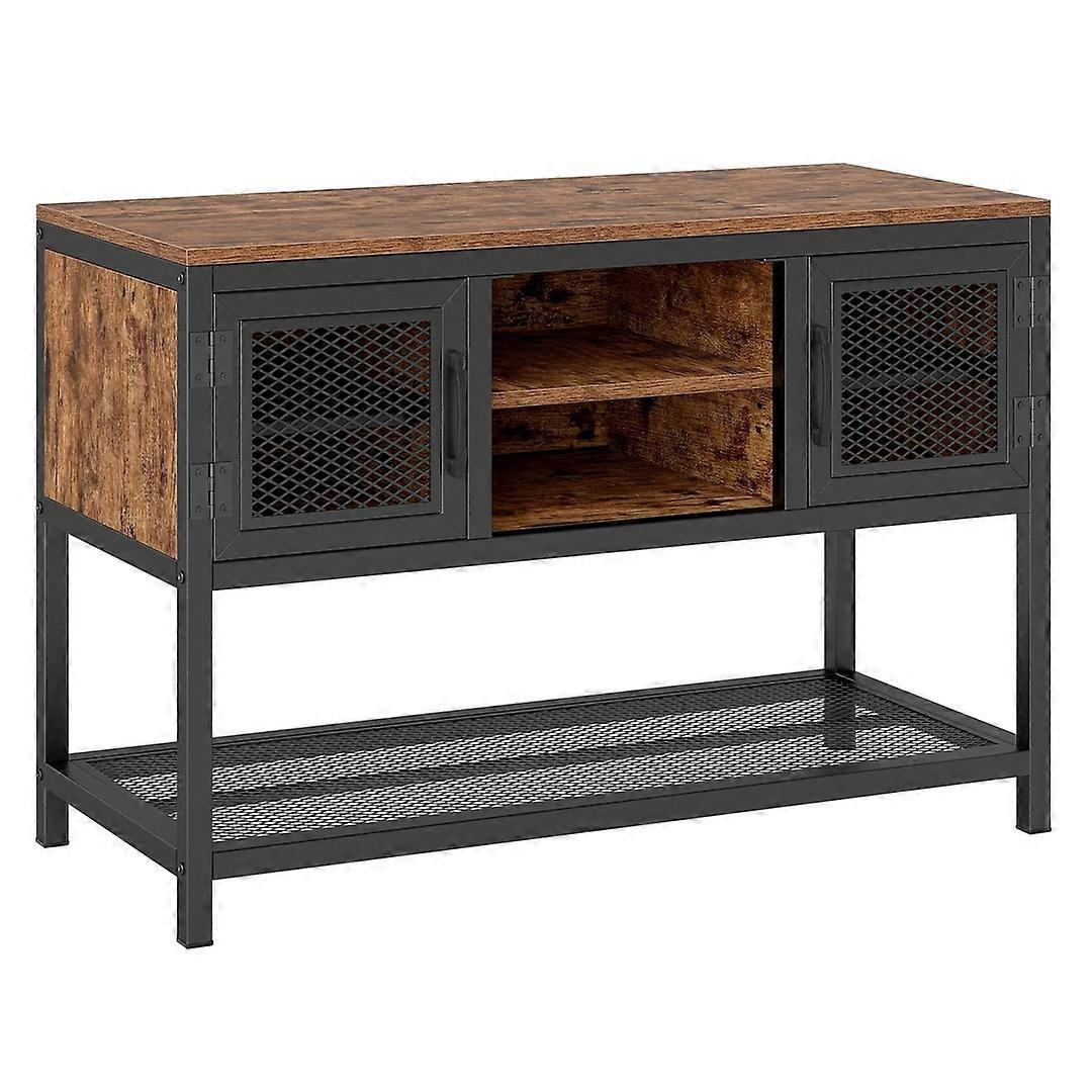 Sideboard Buffet Cabinet with Bottom Storage Shelf
