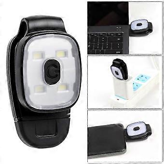 Hardlooplichten Oplaadbare nachtlampjes USB oplaadbare LED-verlichting Nachtverlichting Borstverlichting Clip on zaklamp