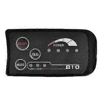 E-Bike LED Display Meter, SM 6PIN 36V IP65 UART Protocol, Compatible with Electric Bicycles