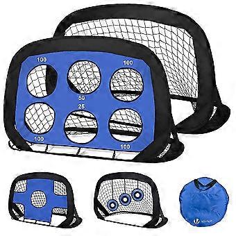 2er-Pack 4-in-1 Pop-Up-Fußballtore