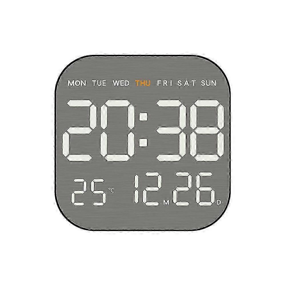 Digital LED Clock Time Date Temp