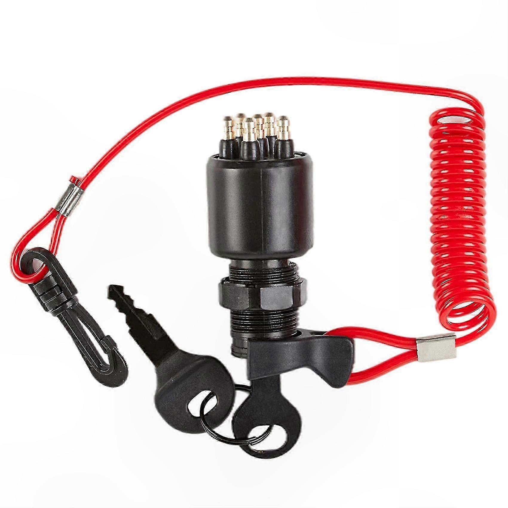 Marine Ignition Key Lanyard Assembly