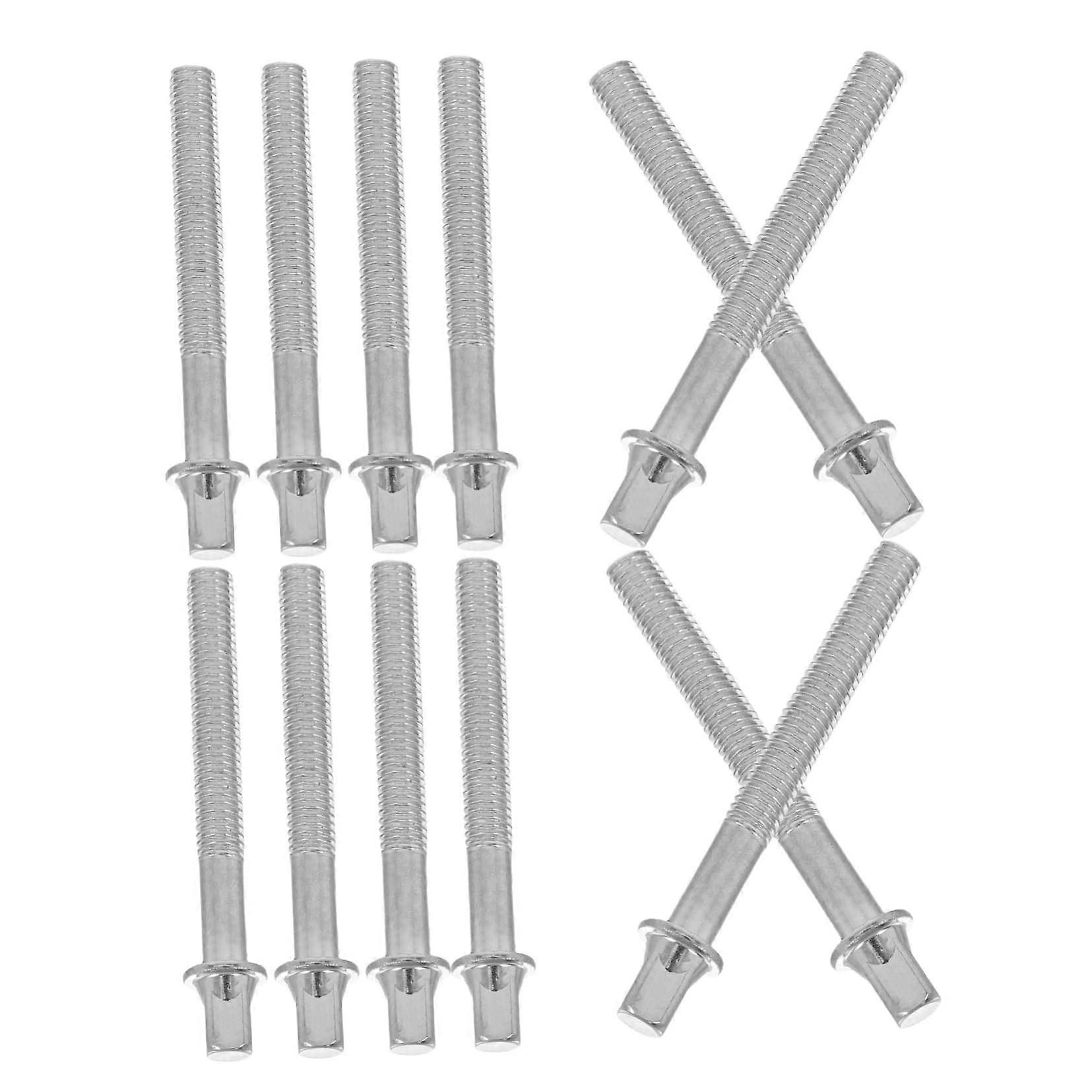 12pcs Drum Hardware Screws Quick Setup Drum Key Mounting for Snare Tom Jazz Set