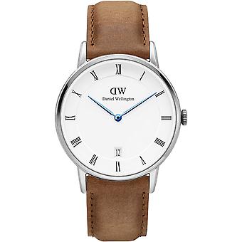 Daniel Wellington dapper dhurmam Watch for Women Analog Quartz with Cowskin Bracelet DW00100114