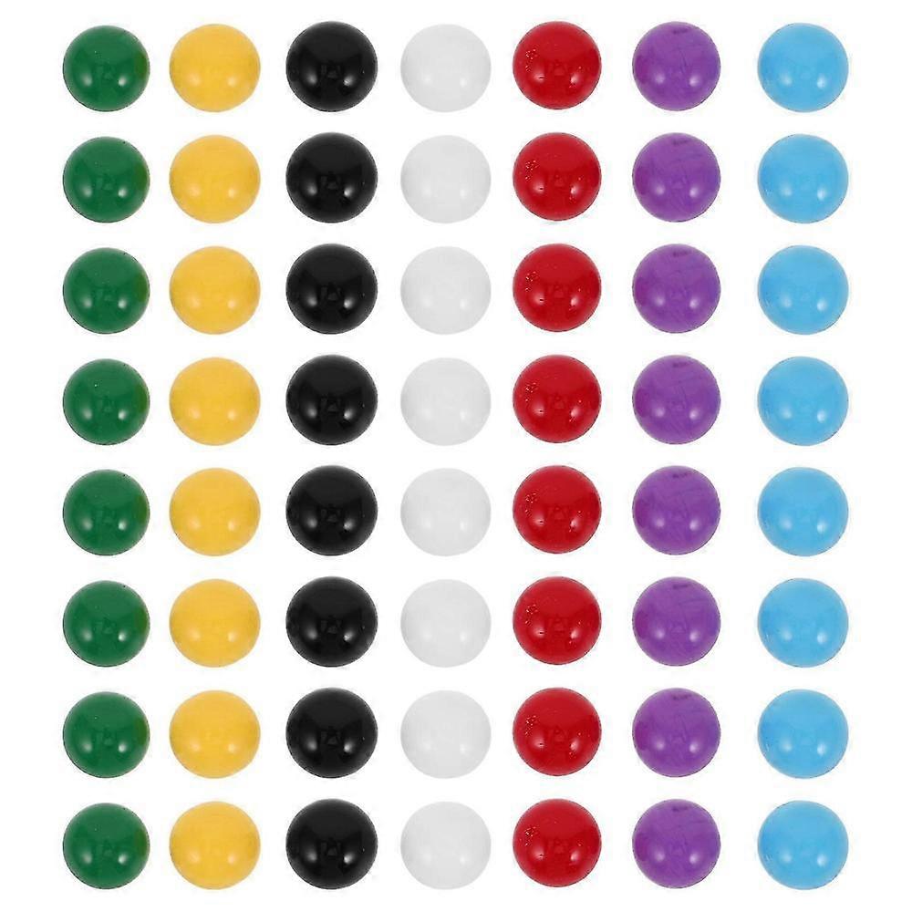70pcs Colorful Plastic Marbles, Educational Math Balls, Game Replacement Balls