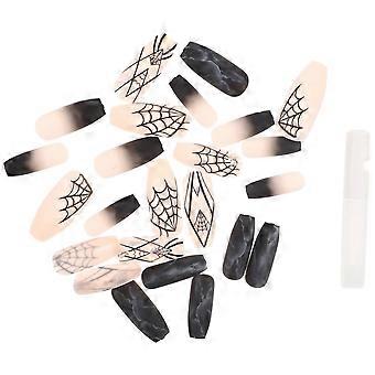 Halloween Nail Art Manicure Nails for DIY Use Artificial Nails Women 1Set