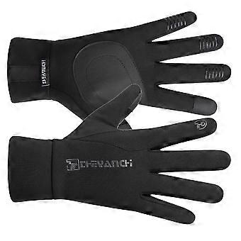 Touch Screen Riding Gloves Black for Cycling Use 1Pair Windproof