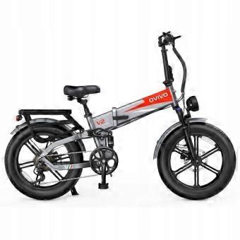 Electric bike - OVIVO - OVIVO V2 PRO 2.0 - Gray - Foldable - Battery 48V 20Ah (960Wh)