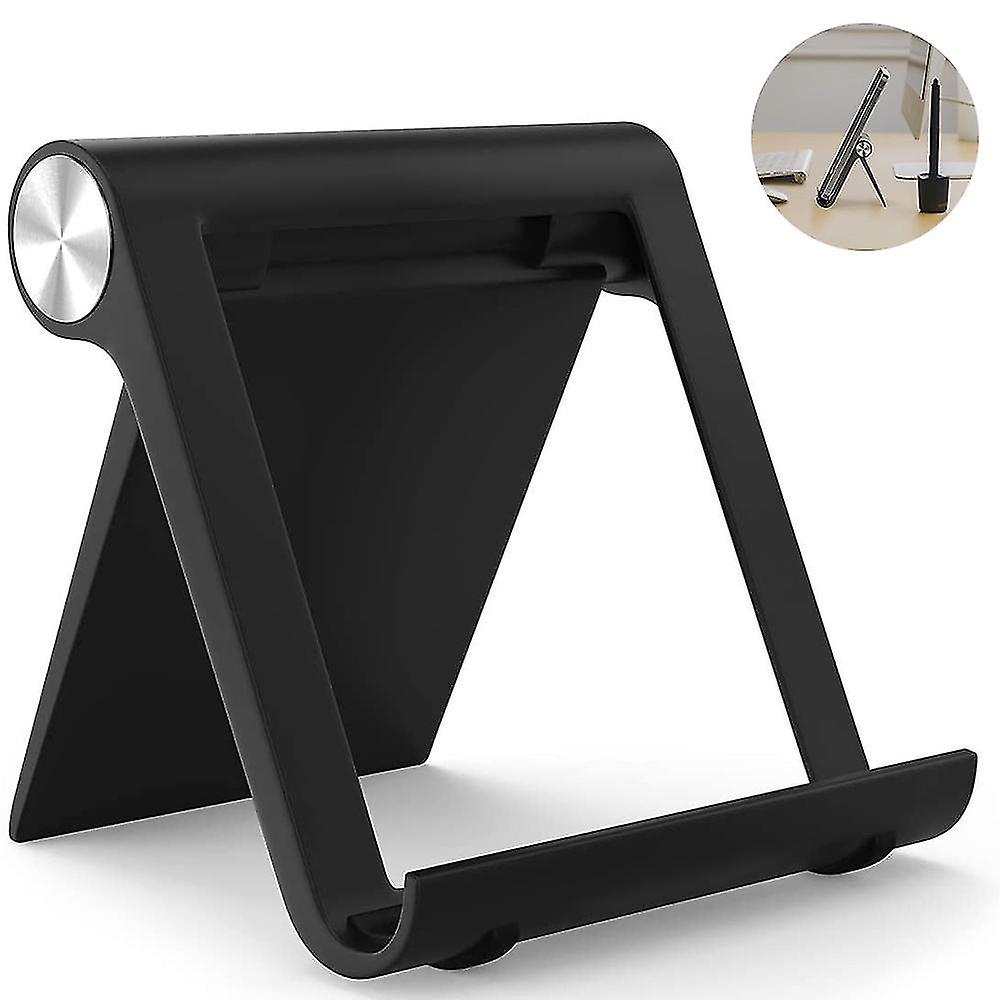 Portable Stand With Adjustable Viewing Angle For Tablets, E-readers And Cell Phones