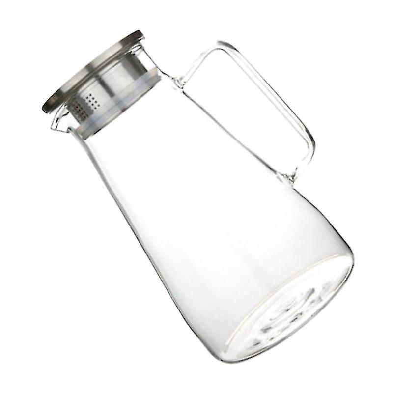 23.5X12.5 Transparent Tumblers 1800ml Transparent Glass Water Pitcher Cold Water Jug Fashion Tea Pot