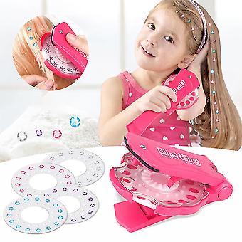Kids Girls Bling Rhinestone Diy Styler Set Hair Accessories With 18...