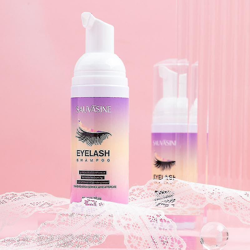 Wimpershampoo, wimpermake-up remover, reinigingsoplossing, diepe reiniging wimpers, en