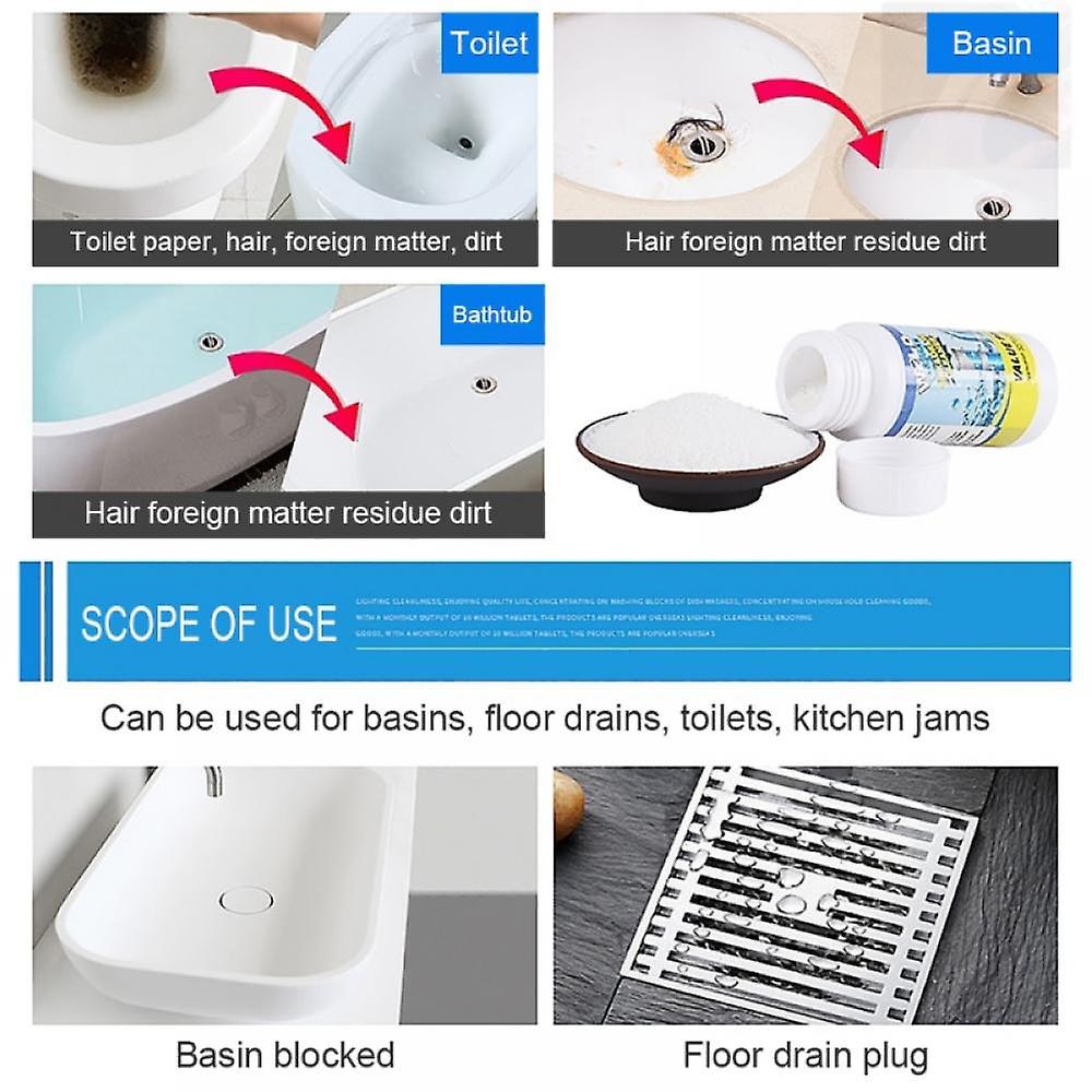 Powerful Sink and Drain Cleaner Openers, Toilet Sewer Dredging Pipe