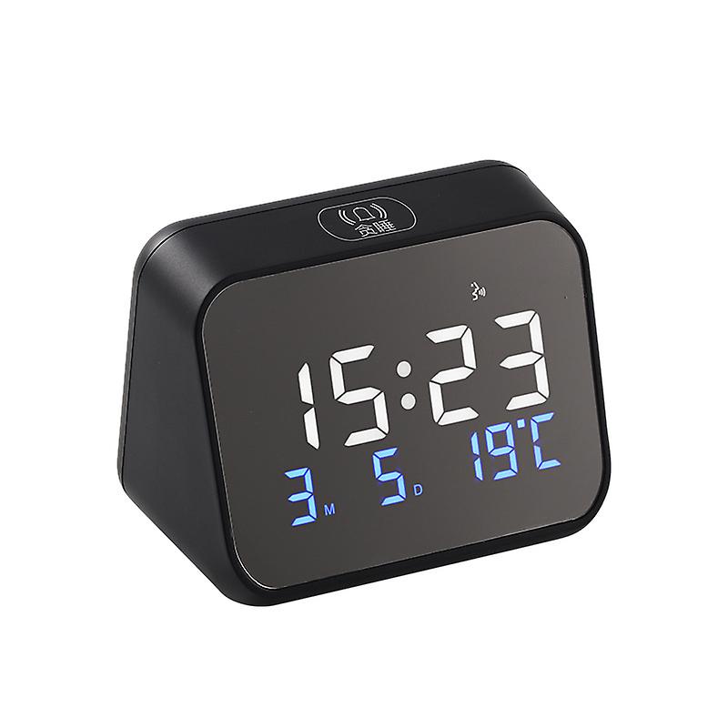 Creative Intelligent LED Alarm Clock Digital Screen Large Snooze Function with Temperature and Calendar