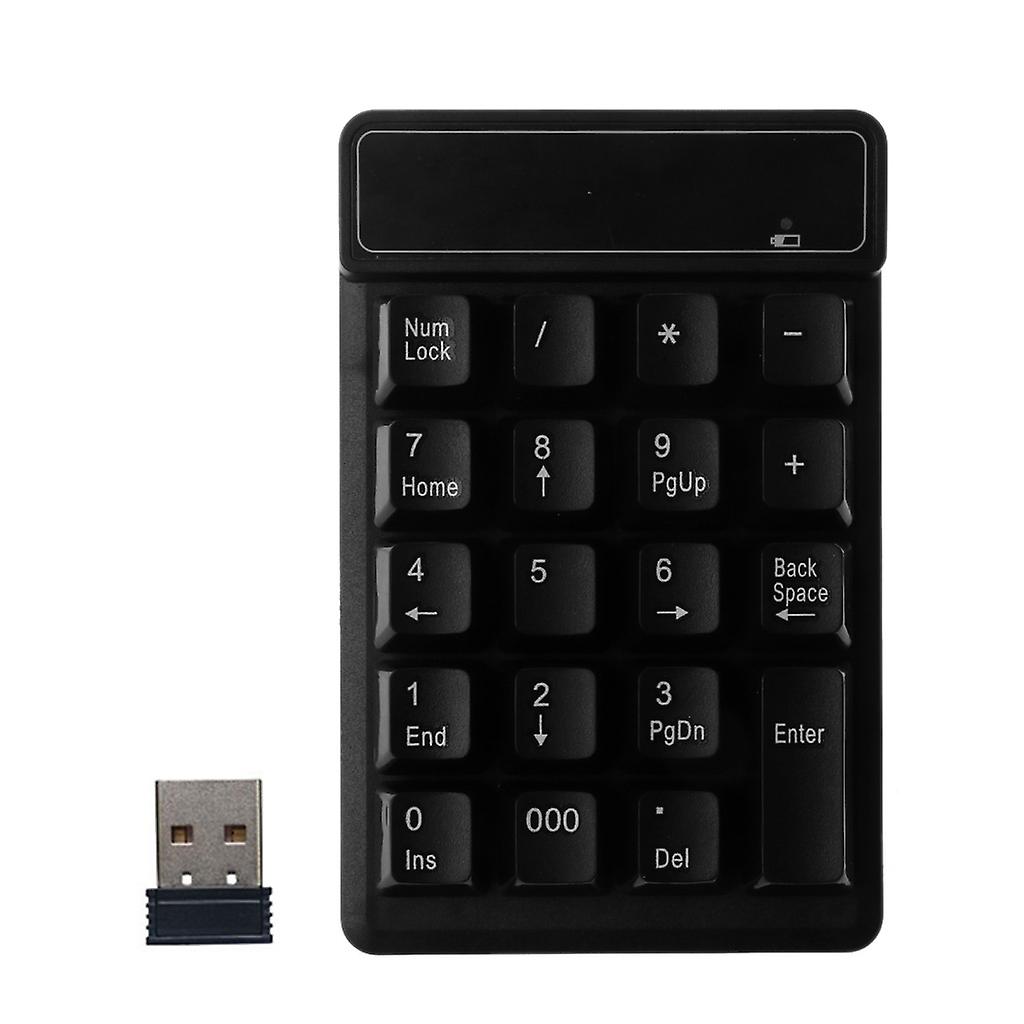 Wireless Numeric Keypad 19 Keys Number Pad Numpad Receiver for Windows XP/7/8