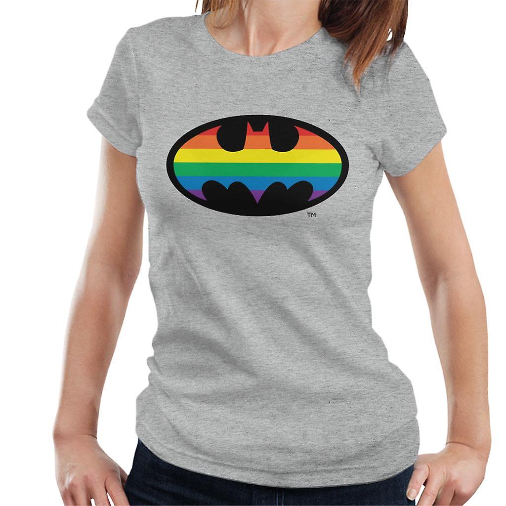 Batman Bat Symbol Rainbow Women's T-Shirt