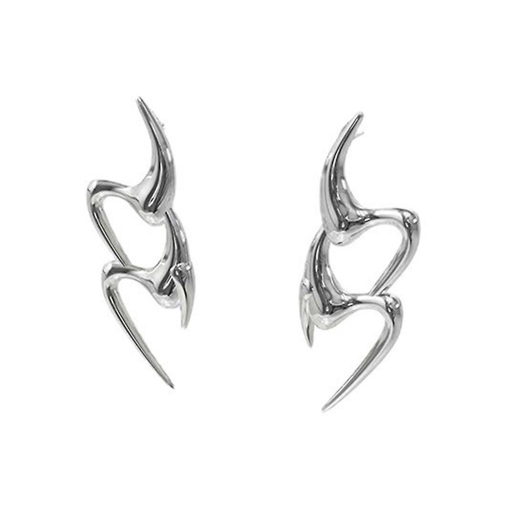Irregular Note Dangle Earrings Minimalist Stud Earrings Statement Jewelry