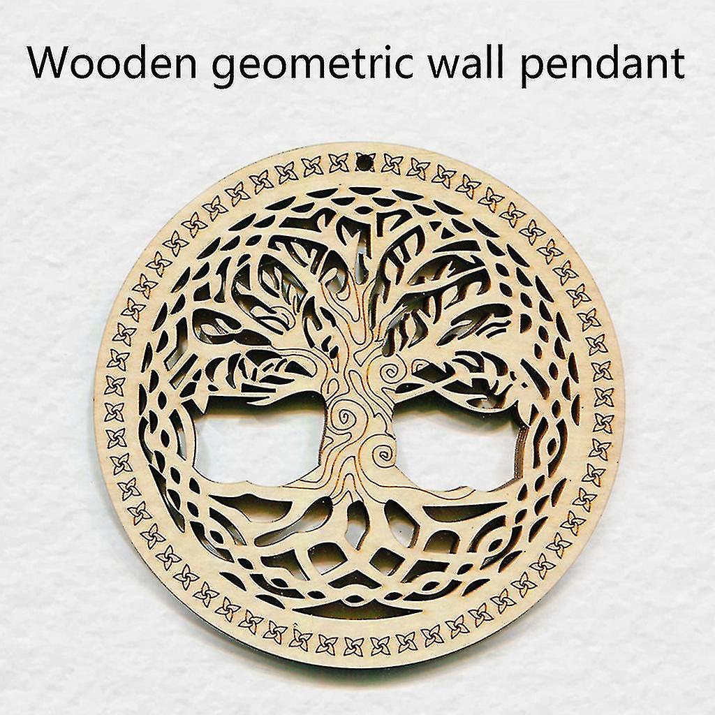 Géométrie Sacrée Sculpture Murale Arbre De Vie Symbole Méditation Chakra Planche De Bois | Fruugo FR