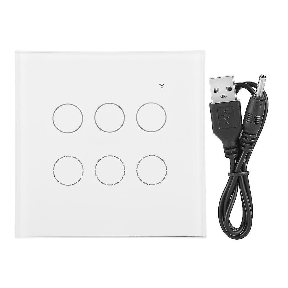 Wireless Remote Wall Light Touch Switch Smart Swtich Panel(eu Plug 3/3)