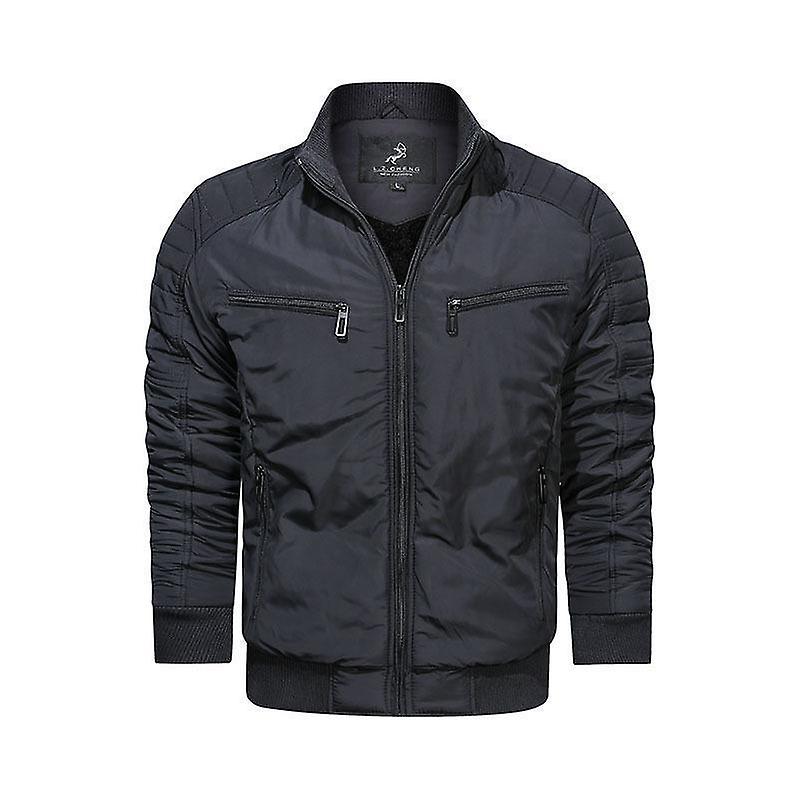 סתיו וחורף מעיל גברים מעיל מעמד מעיל מעיל מרופד במידה גדולה