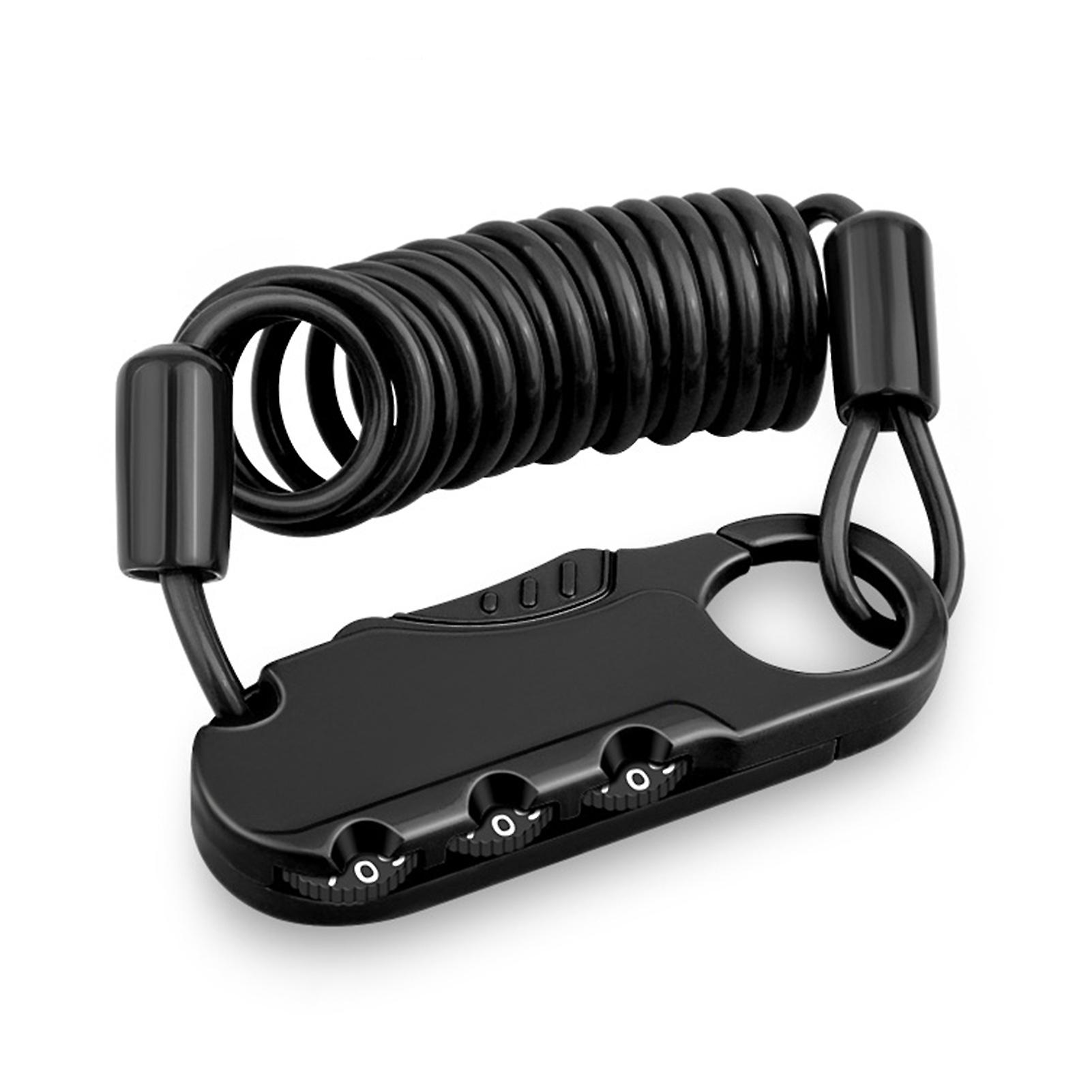 Universal Helmets Cable Lock Multipurpose Anti-Theft Password Lock for Mountain Bike