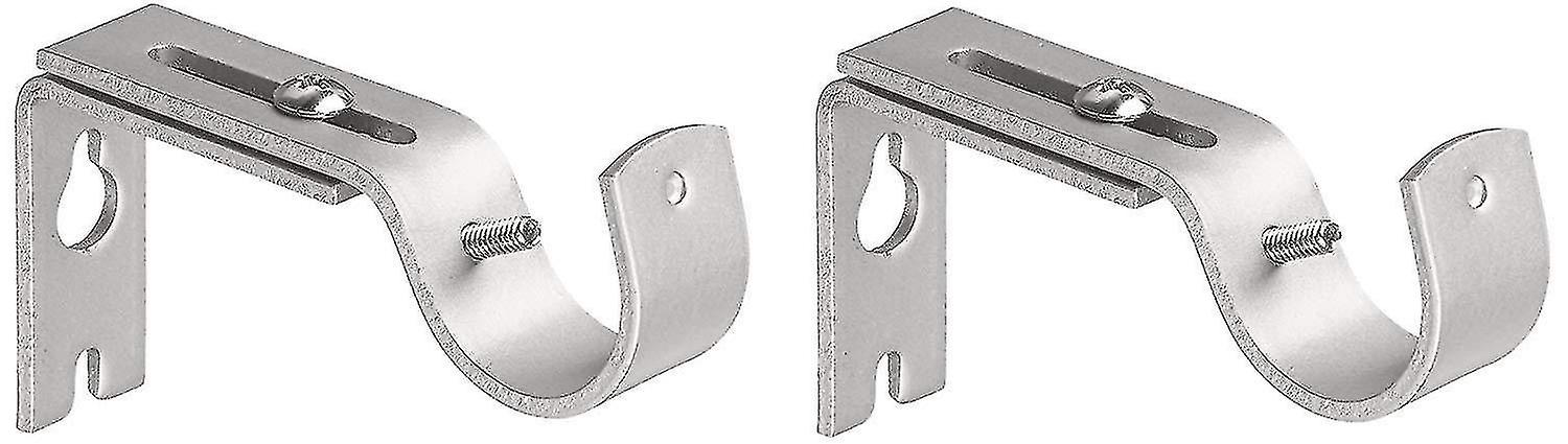 Adjustable Wall Bracket Curtain Rod Bracket Curtain Rod2pcsblack