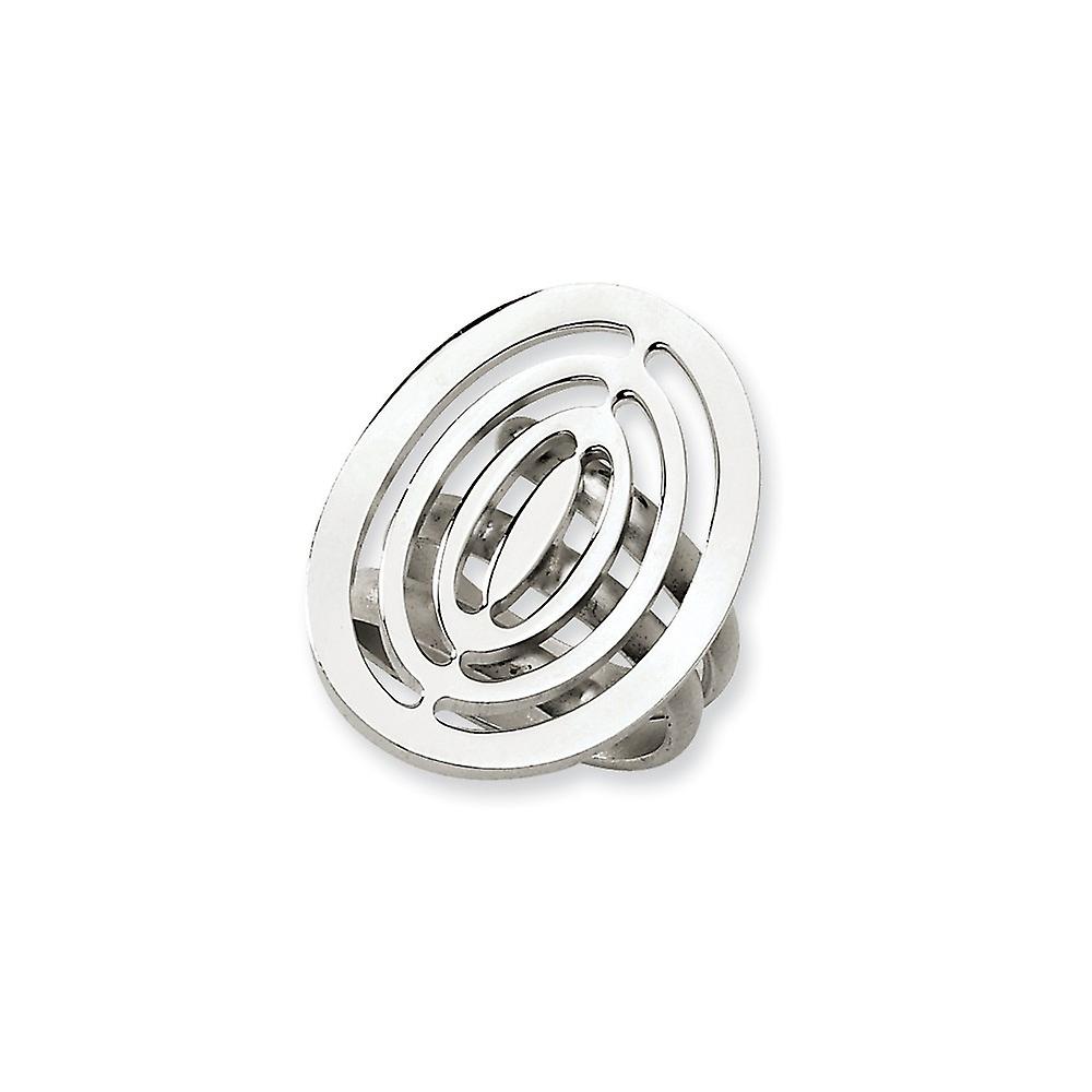 Bague fantaisie en argent sterling 925, largeur 21,75 mm, pour femme - Tailles disponibles : 6 à 8