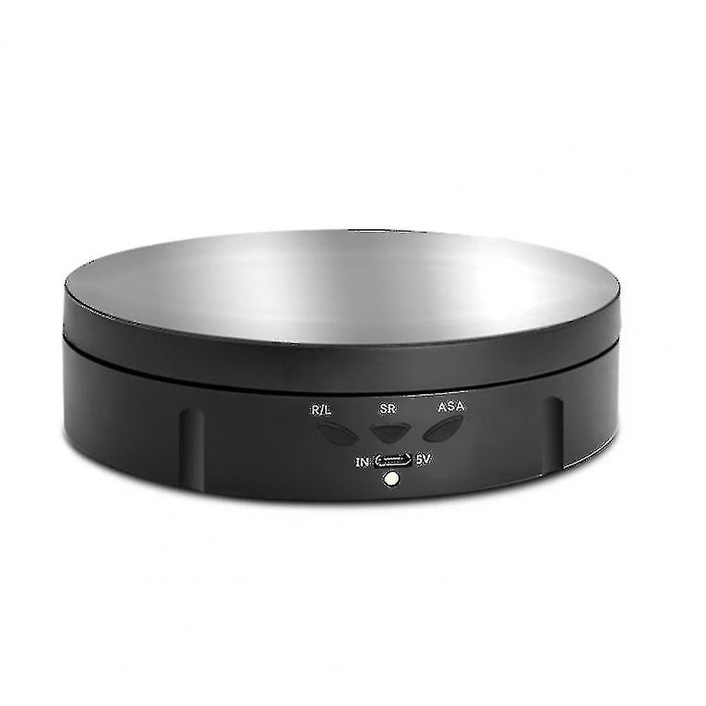 Motorized Turntable Round Shape Adjustable Speed ABS Mute Rotating Showcase for Jewelry
