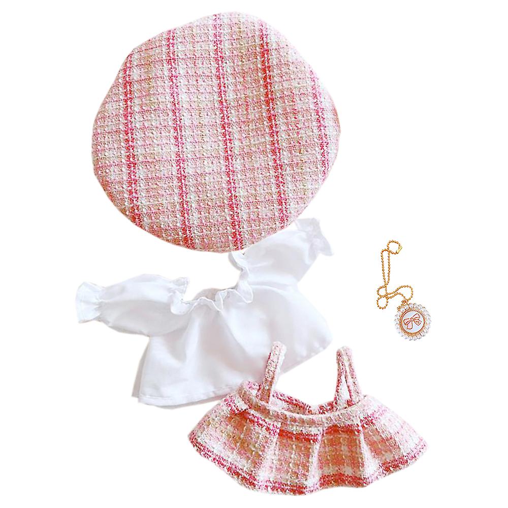 Berets Suits Doll Dressup 8in 20cm Plush Doll Clothes