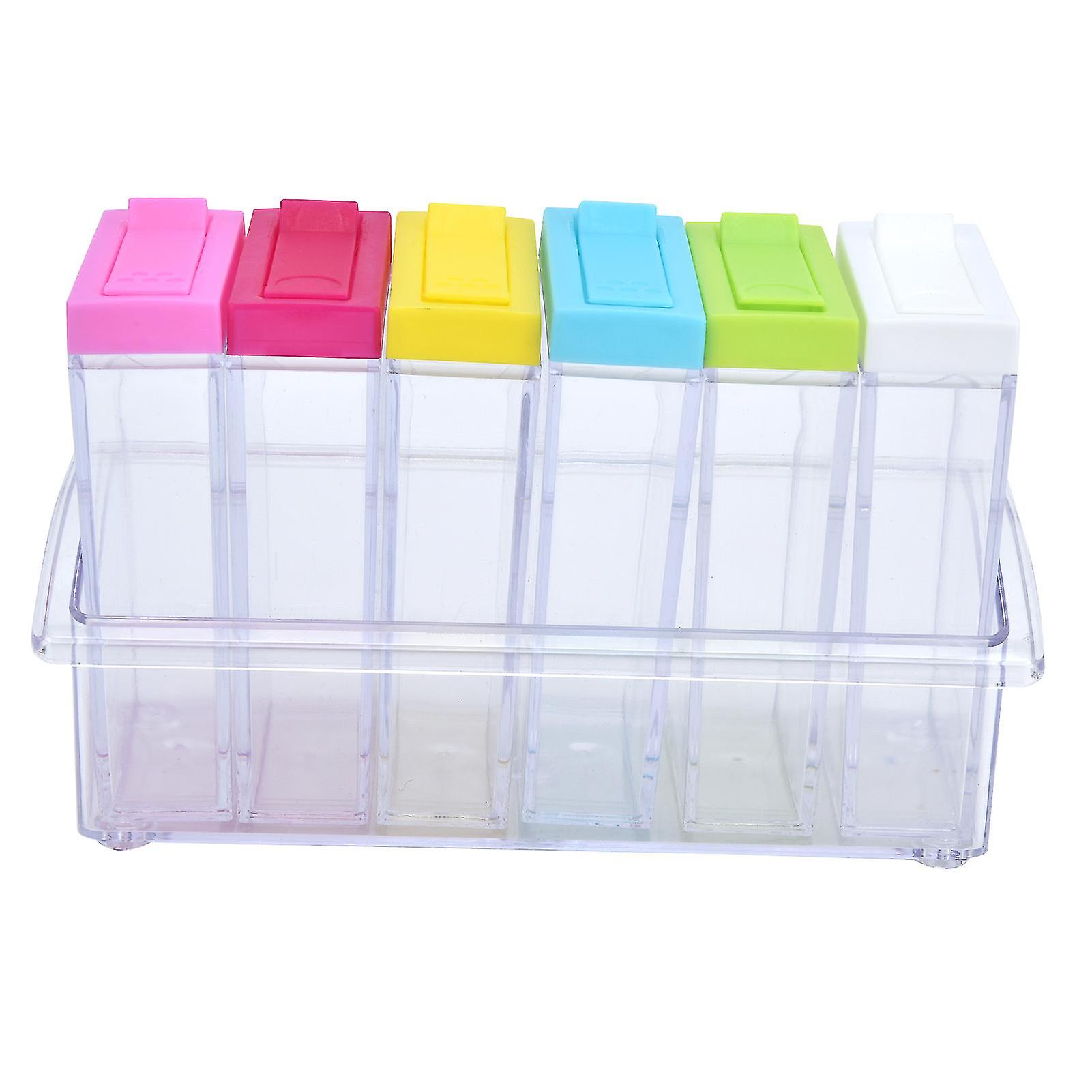 Condiment Storage Organizer, Practical And Cost-Effective Transparent Spice Jars For An Organized And Stylish Kitchen