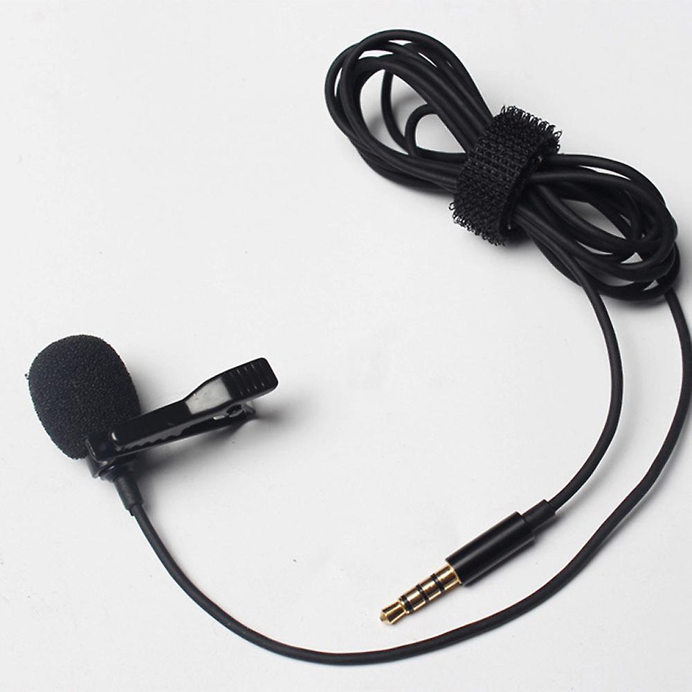 Portable Grade Lavalier Microphone Jack Hands-free Omnidirectional Mic