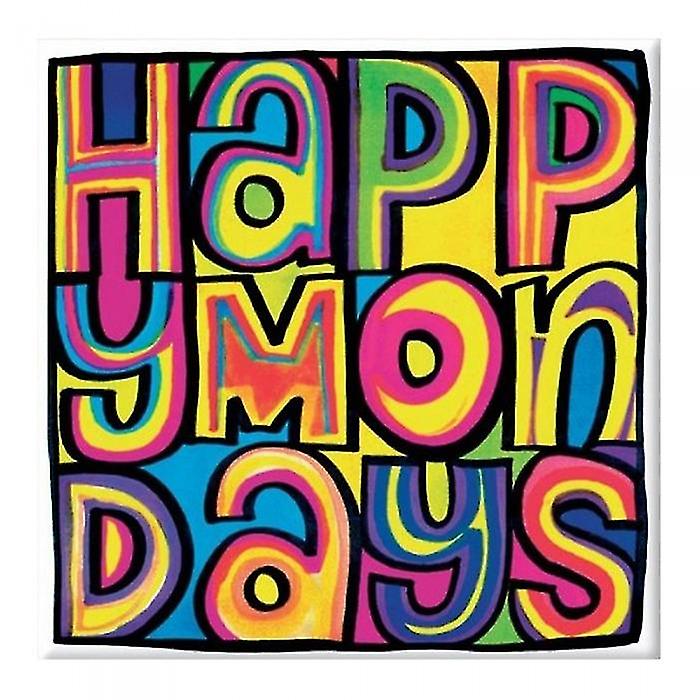 Happy Mondays Dayglo Logo Fridge Magnet