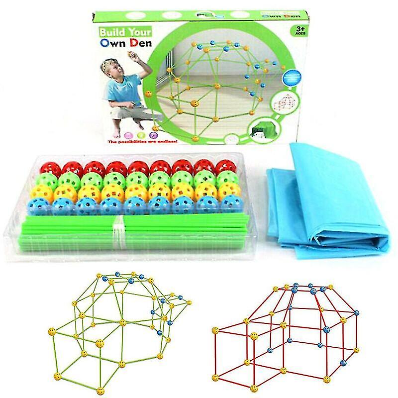 Binoculars 87pc Kids' Build Your Own Den Set