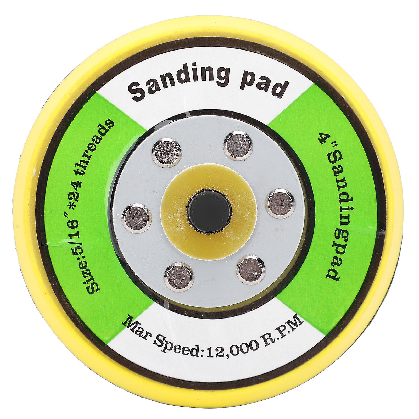 4in Round Sander Holder Buffing Pad Universal Polishing Sanding Machine Tray Base