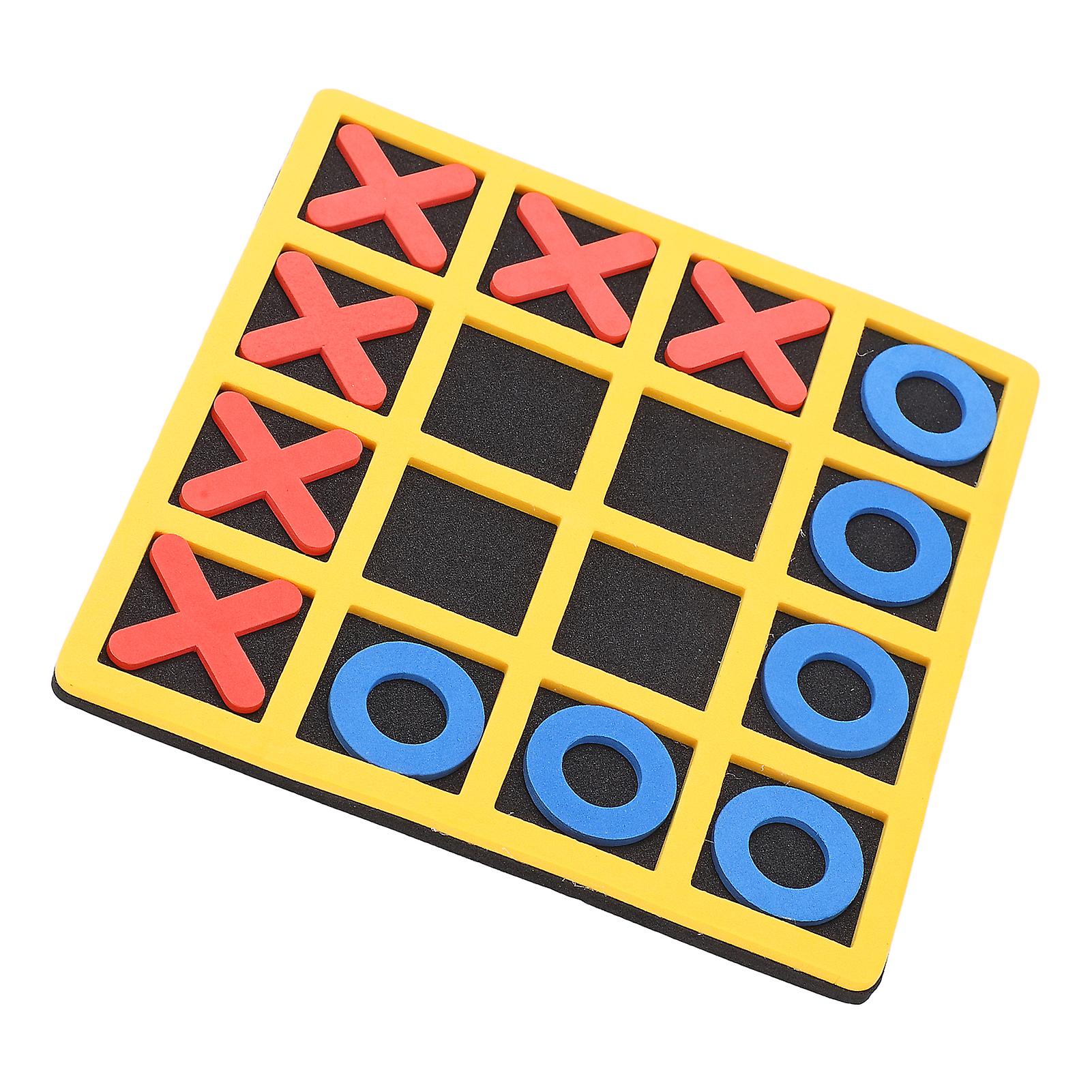 Children Board Game Portable and Safe EVA Mini Tictactoe XO Shape Chess Game Educational Toy