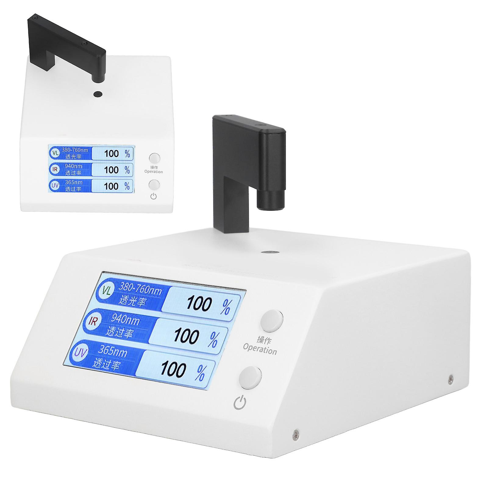 Light Transmittance Tester LCD Display Infrared UV Visible Spectrophotometer Measuring Device