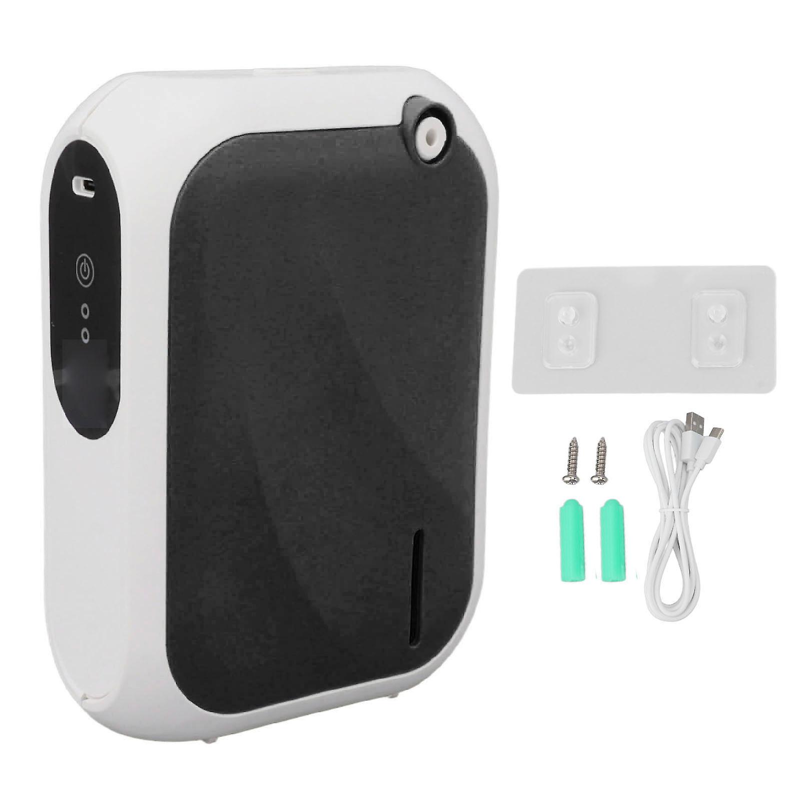 200m³ Aromatherapy Diffuser with Timer, APP & Bluetooth, 140ml USB, Wall or Desktop Use, Built-in Battery, Black