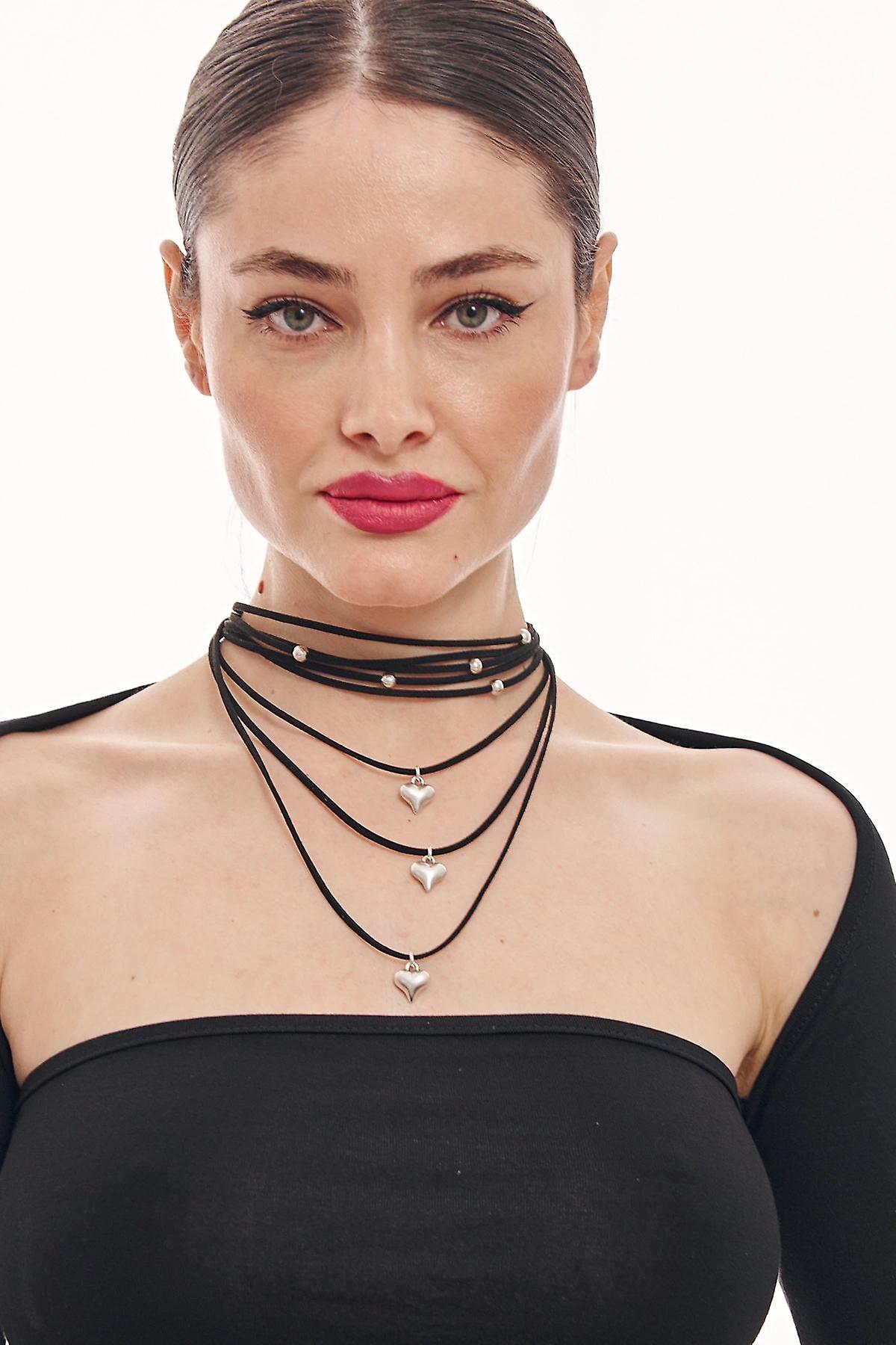 ZeyDor Sequenced Heart Necklace